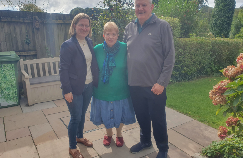 Rebecca with Macmillan volunteers