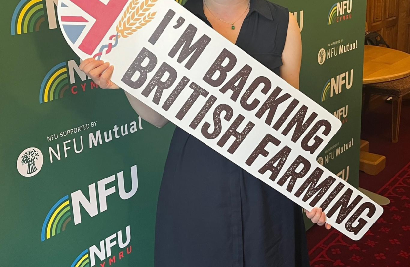 Rebecca backs the NFU campaign