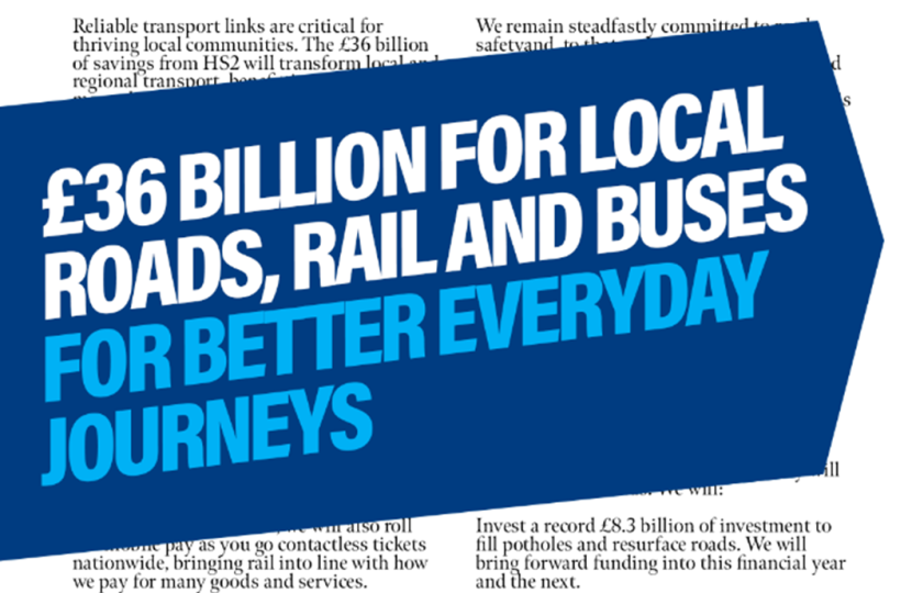 £36 Billion for Local Roads, Rail and Buses