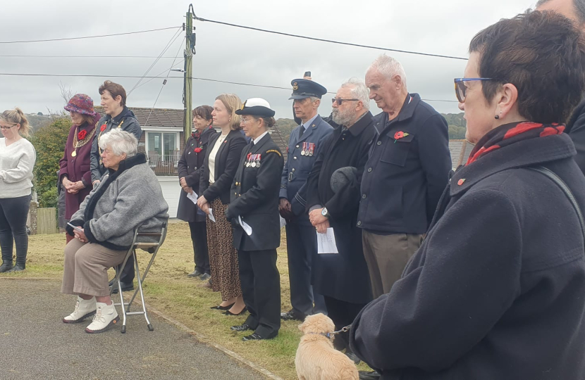 Wreath laying