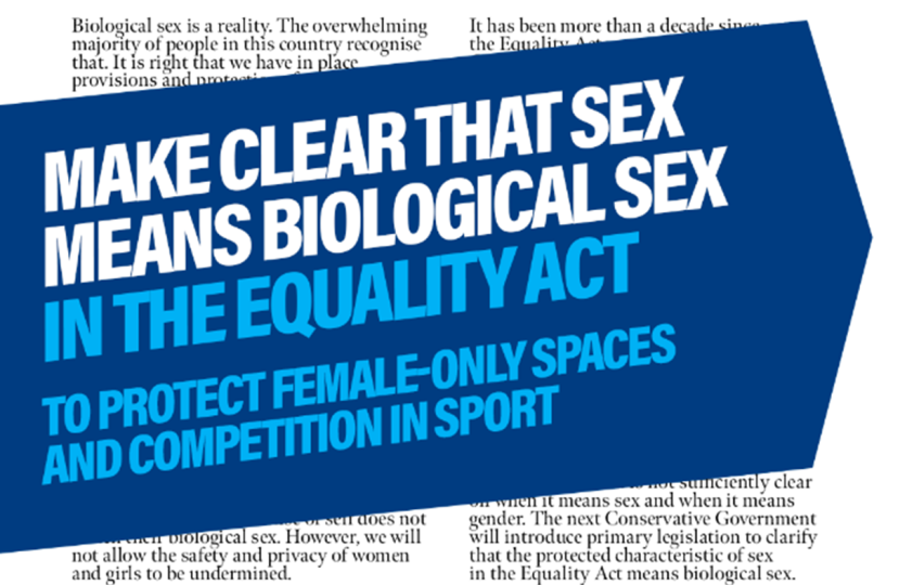 Make Clear That Sex Means Biological Sex in the Equality Act 