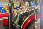 Rebecca celebrating British Farming