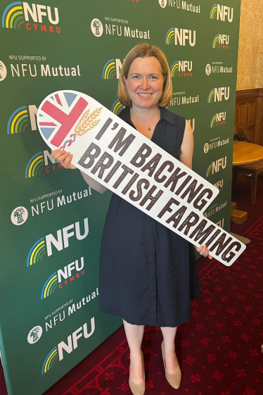 Rebecca backs the NFU campaign