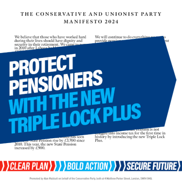 Protect Pensions with the new triple lock plus