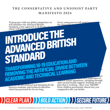 We will introduce the Advanced British Standard