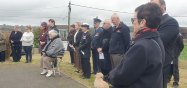 Wreath laying