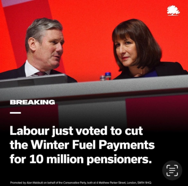 Labour just voted to axe your winter fuel allowance